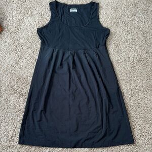 Columbia Black Sleeveless Midi Omni Shade Sun Protection Dress. New.